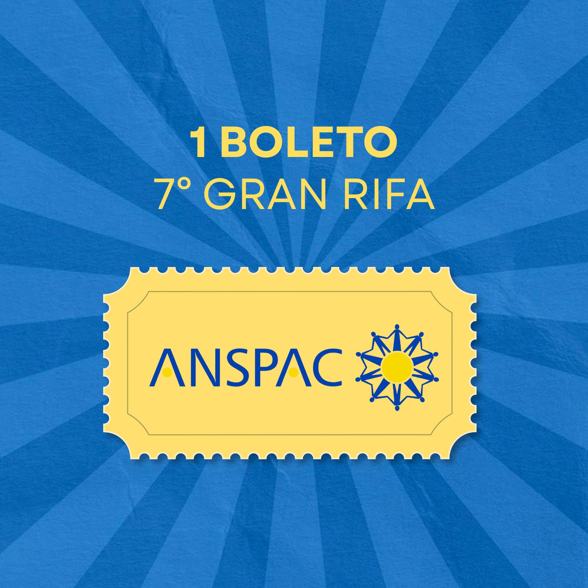 1 Boleto Gran Rifa ANSPAC 2026